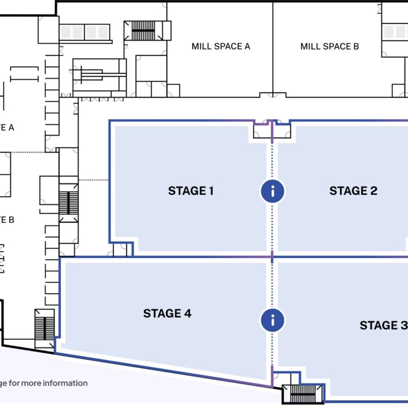 Floorplan showing all 4 Stages