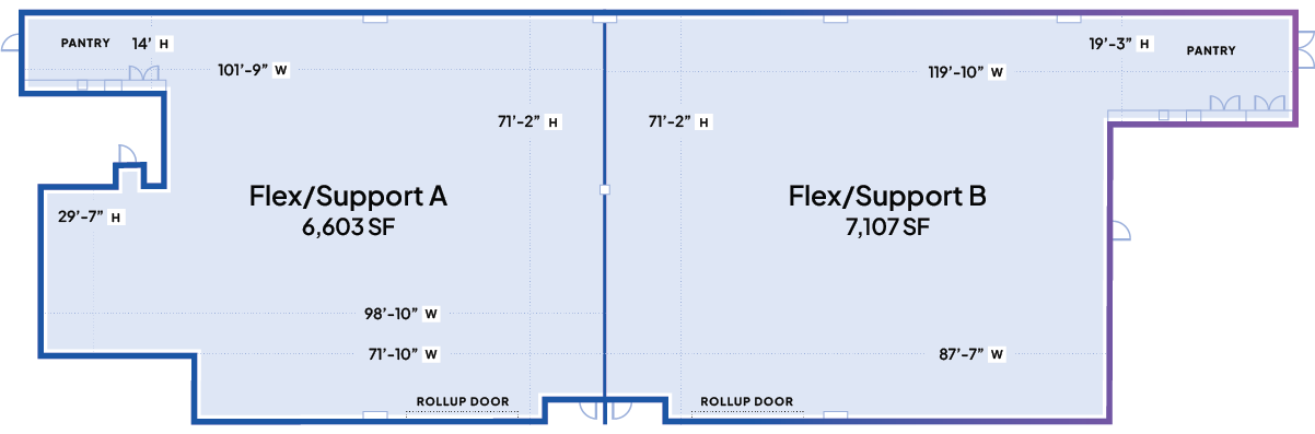 Borden Studios Floor 5 - Flex / Support