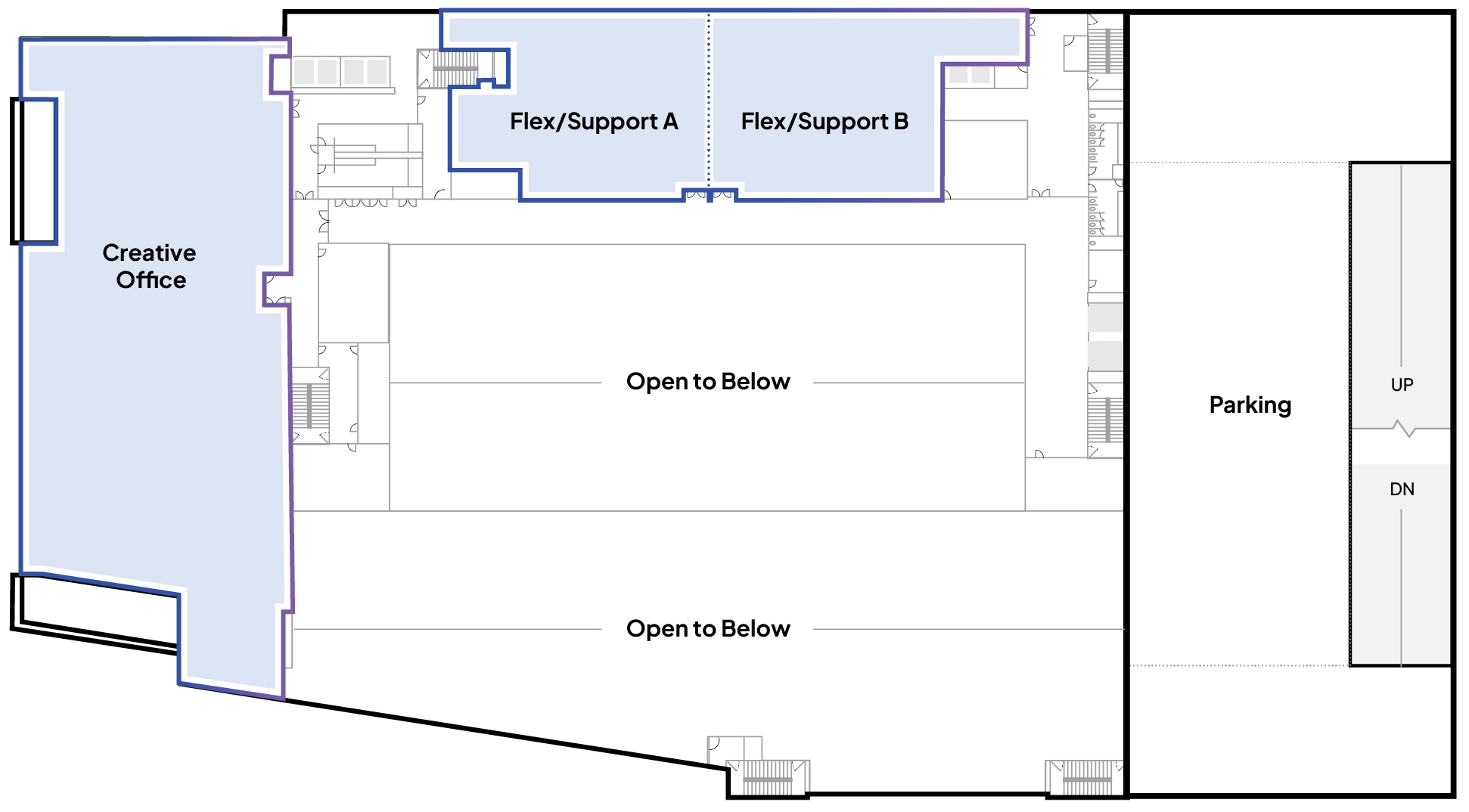 Floor 5 – Flex / Support